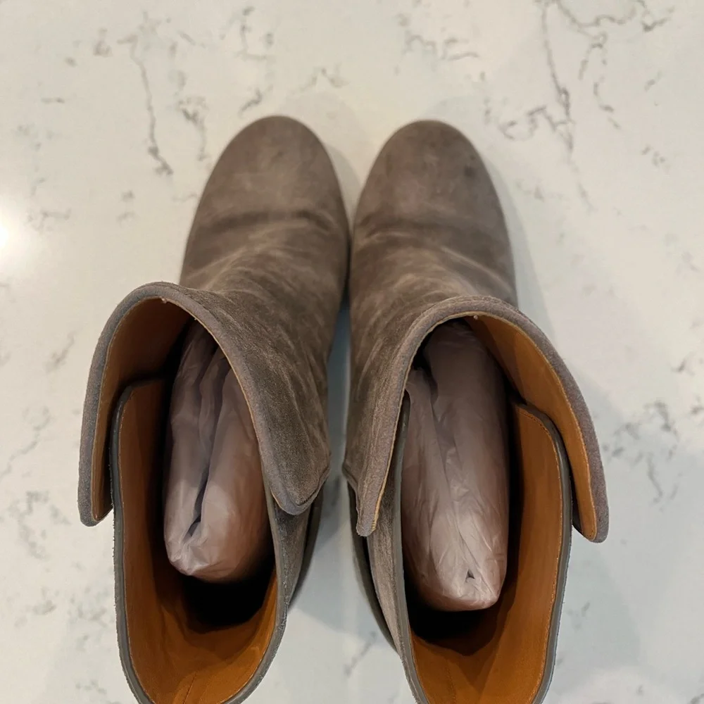 TORY BURCH- Kira 70mm Suede Bootie. 8.5 - Picture 8 of 13